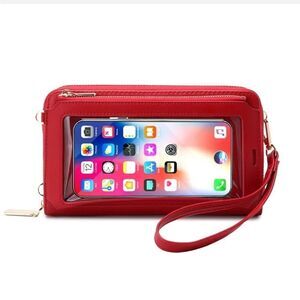 RFID Blocking Wallet for Women's Touch Screen Handbag Cell Phone Purse Crossbody